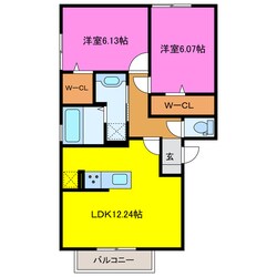 パストラル春岡　C棟の物件間取画像